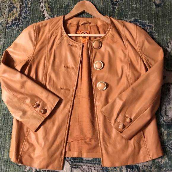 COPY - TORY BURCH BUTTERY LEATHER JACKET - Picture 2 of 8